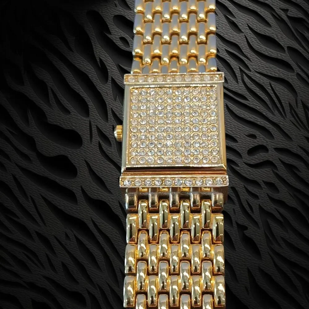 Rare Gruen Bangle Quartz Watch, Reversible Dial, 21MM MOP Dial, Japan Movement